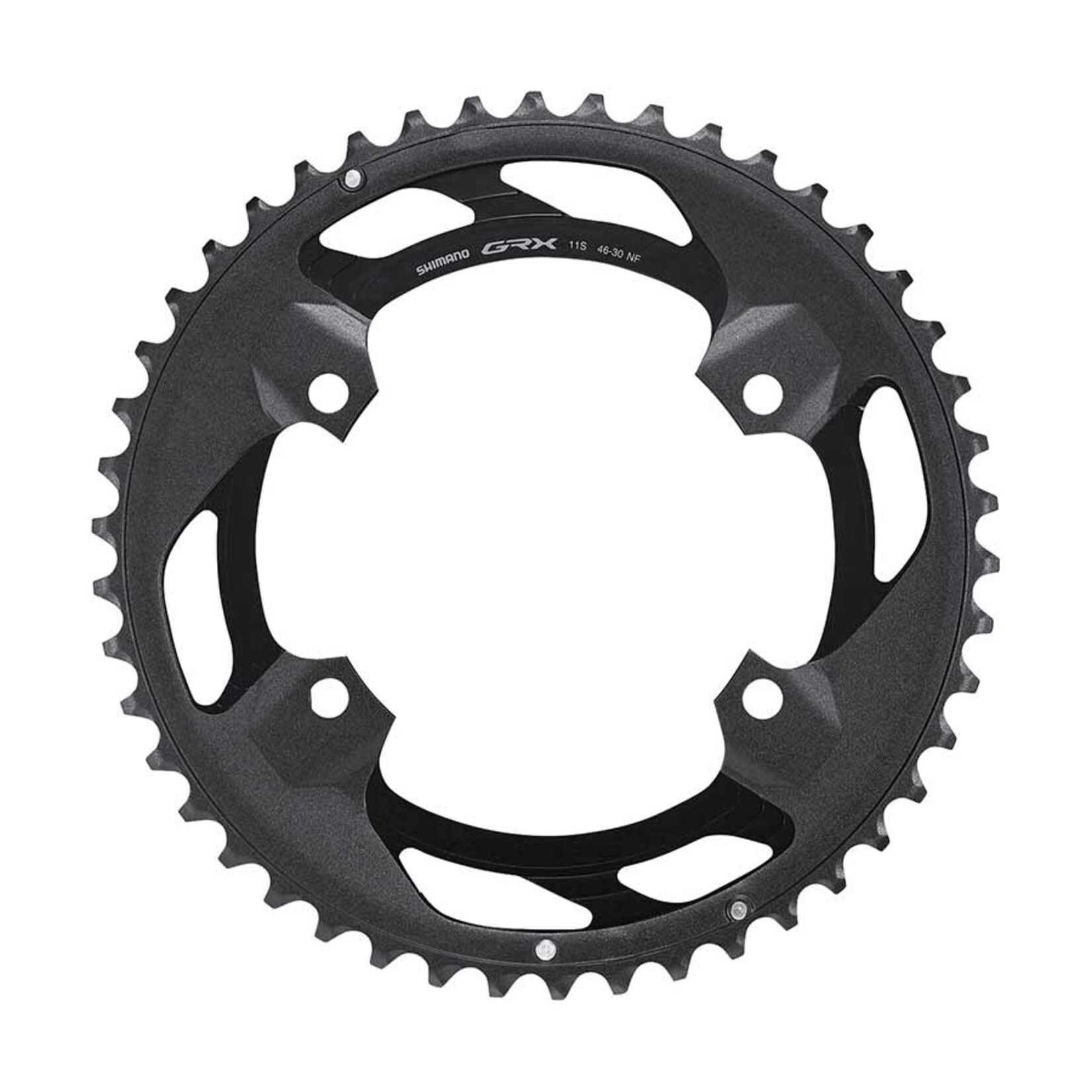 GRX FC-RX600 2x10 / 2x11, Chainring, Teeth: 46, Speed: 11 GRX FC-RX600 2x10 / 2x11, Chainring, Teeth: 46, Speed: 11