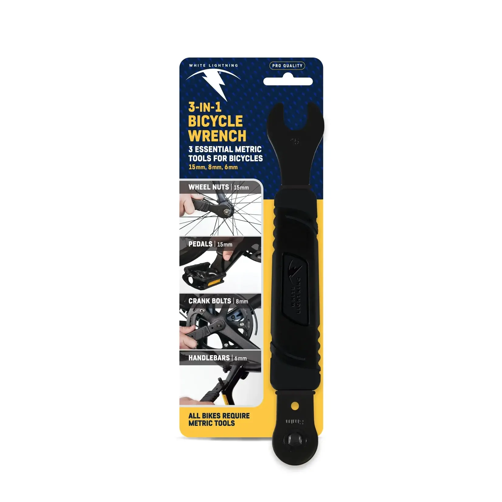 White Lightning 3-IN-1 BICYCLE WRENCH