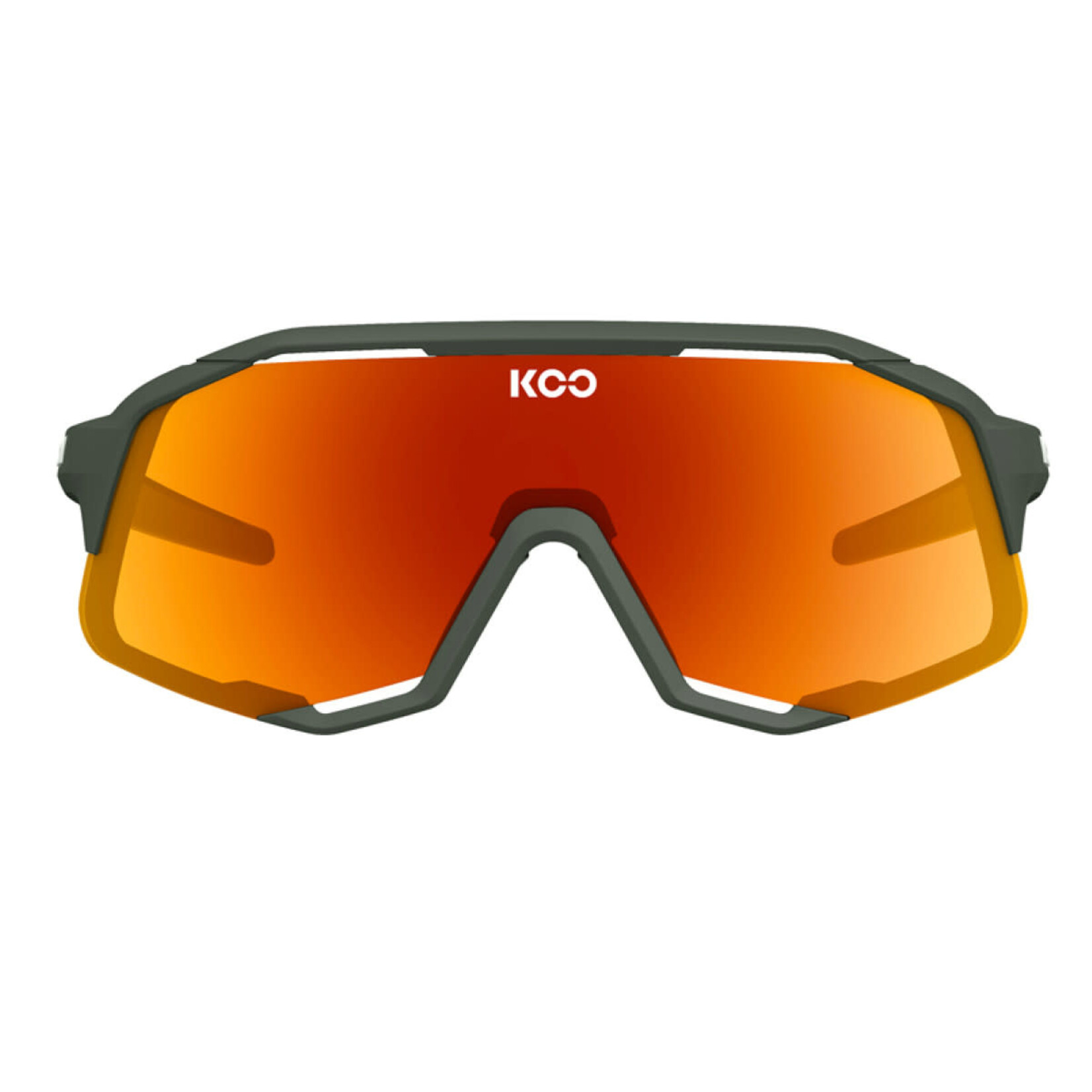Kask DEMOS  - Green Matt Orange