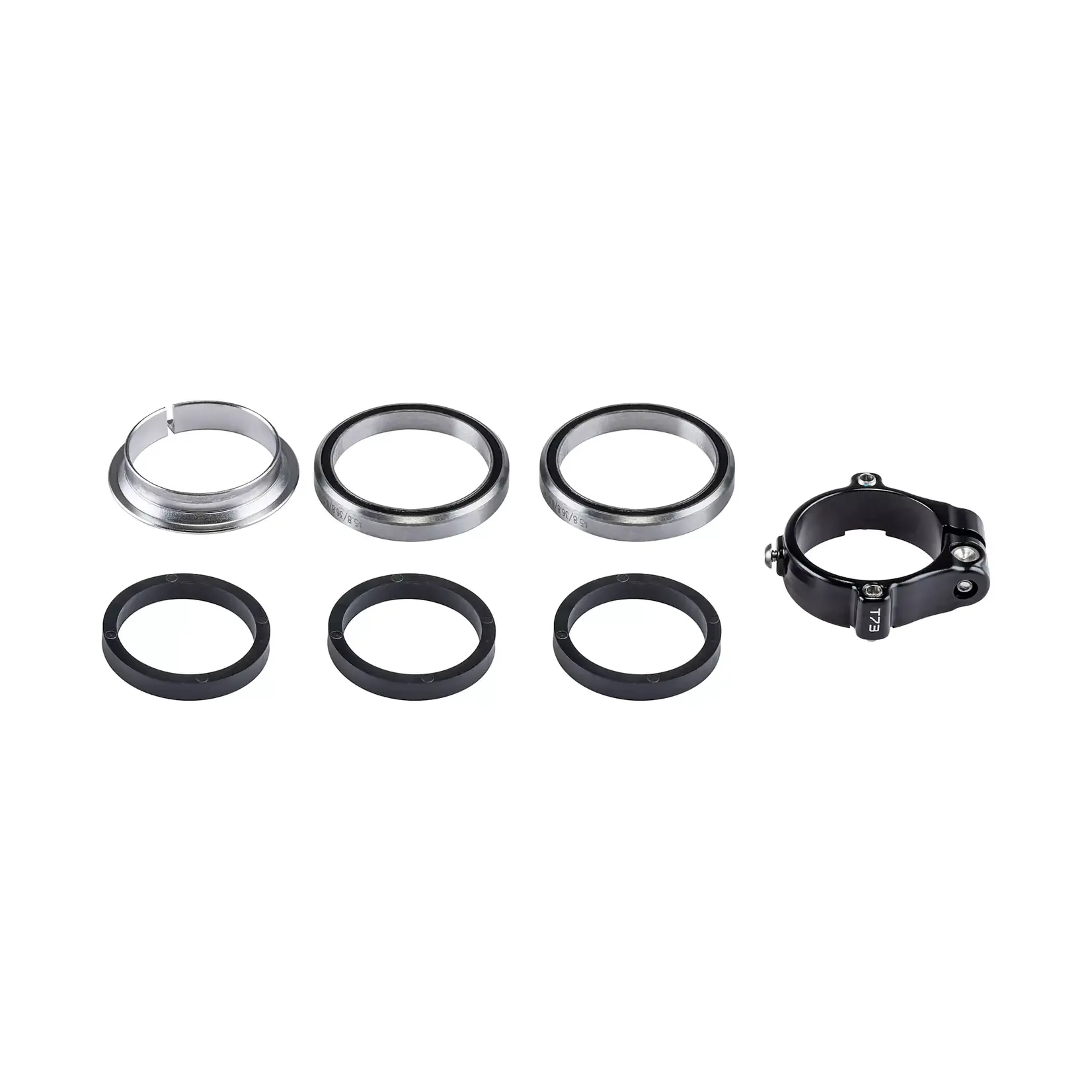 Specialized HDS COMPLETE, INTEGRATED, FUTURE SHOCK, 45.8ODX36.8IDX6.5MM UPPER & LOWER BRGS (45X45 DEG), W/ FULLY ASSEMBLED FS COLLAR & COMPRESSION RING