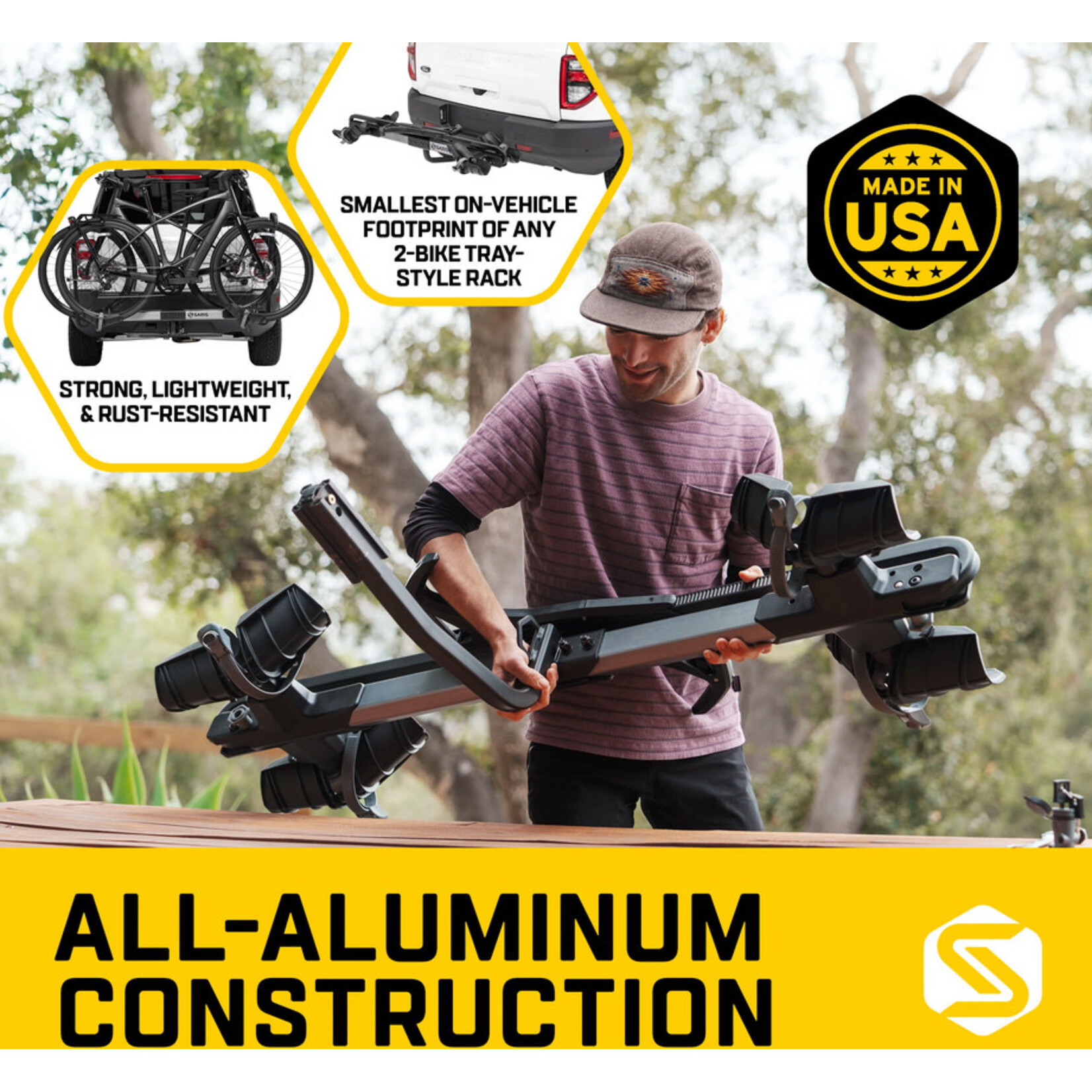 Saris 2025 Freedom 2-Bike Hitch Rack