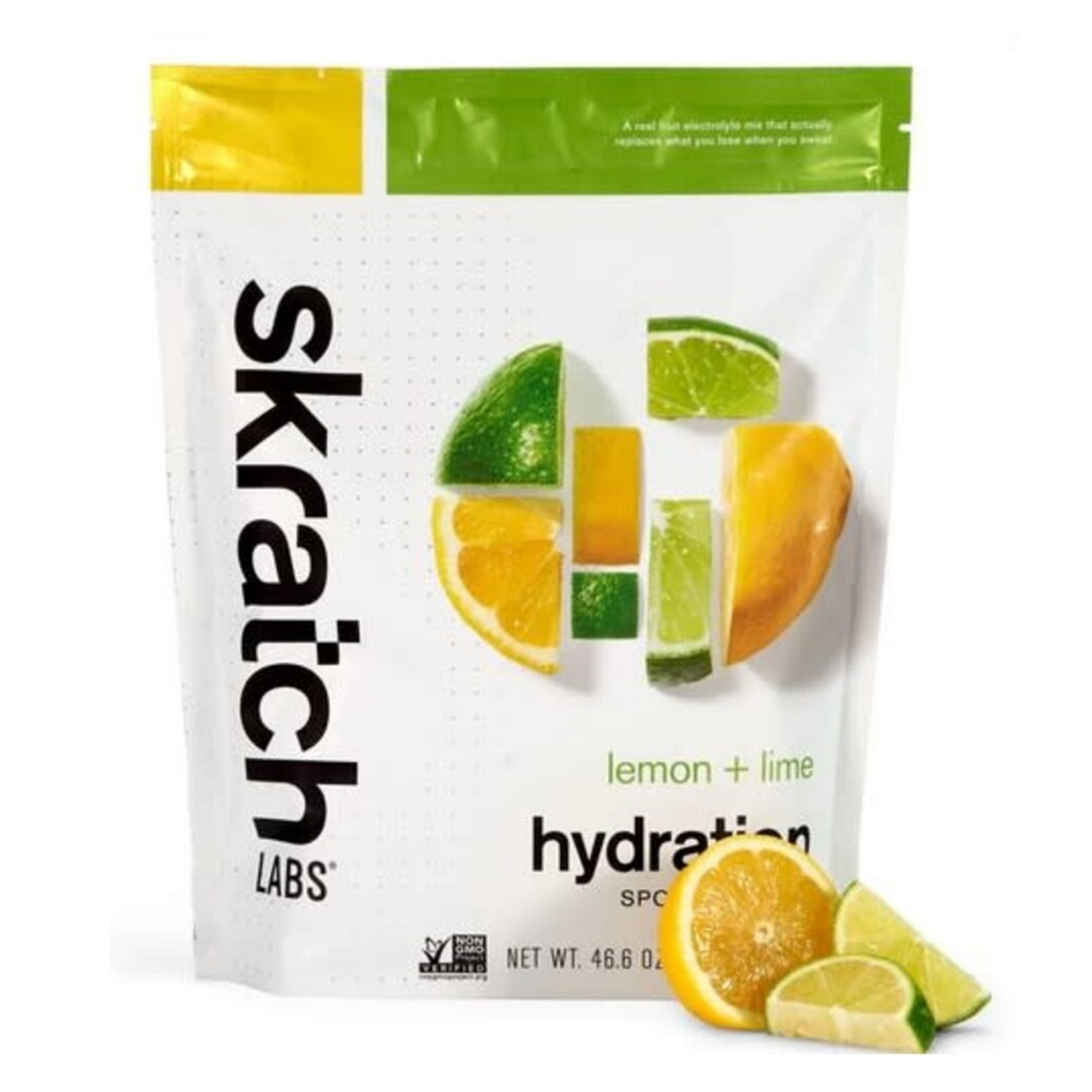 Skratch Labs Skratch Labs Sport Hydration Drink Mix - Lemon and Lime 60-Serving Resealable Pouch 1320g