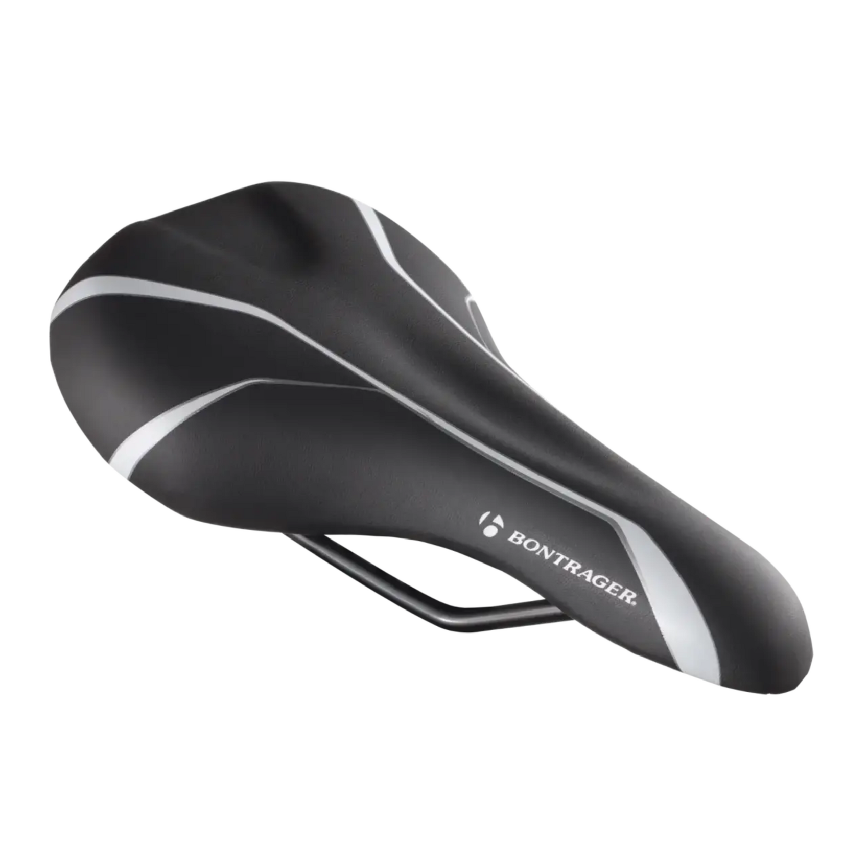 Bontrager SADDLE BONTRAGER COMFORT KIDS VINYL/STEEL RAILS BLACK