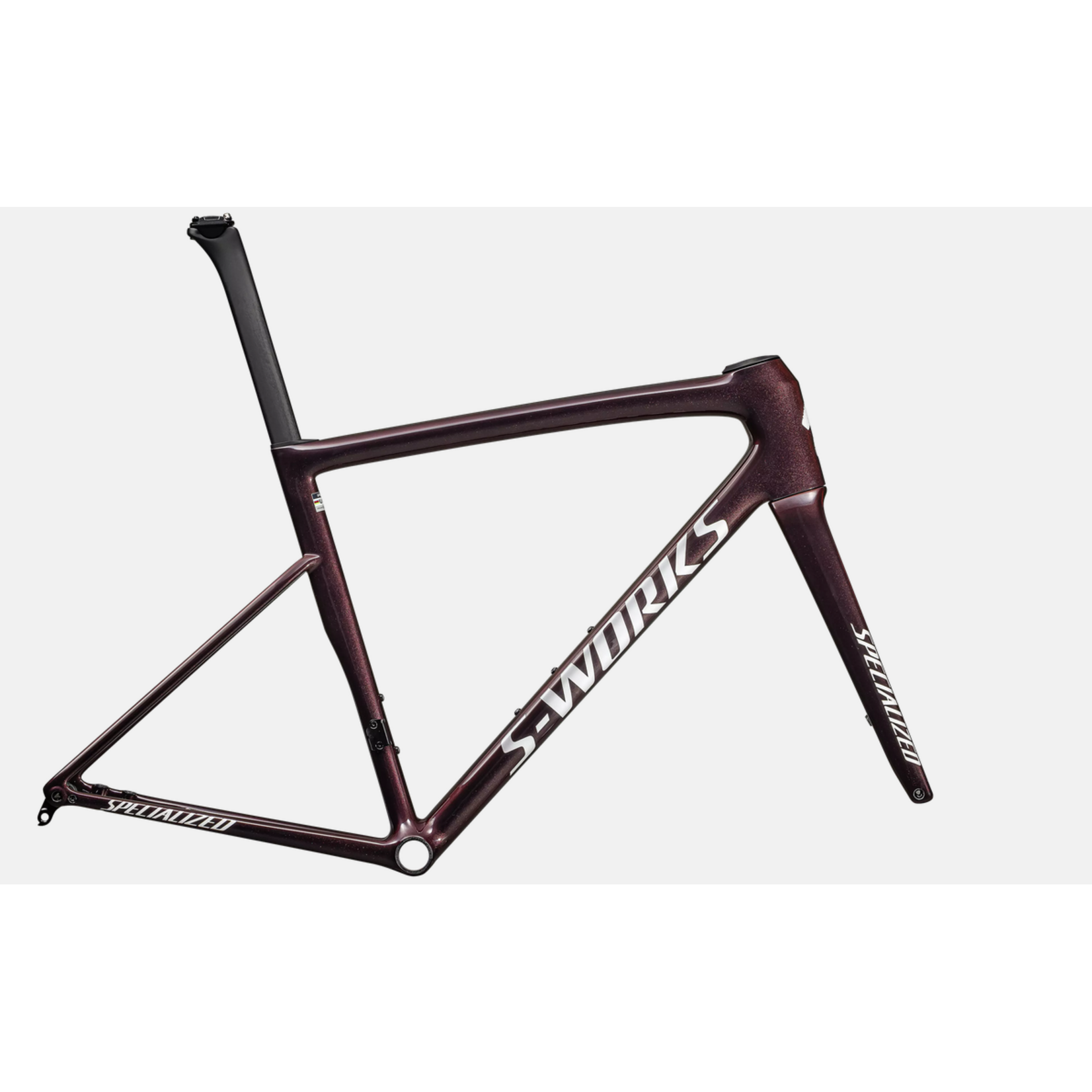 Specialized Tarmac SL8 S-Works Frameset Gloss Solidity / Red To Black Pearl / Metallic White Silver