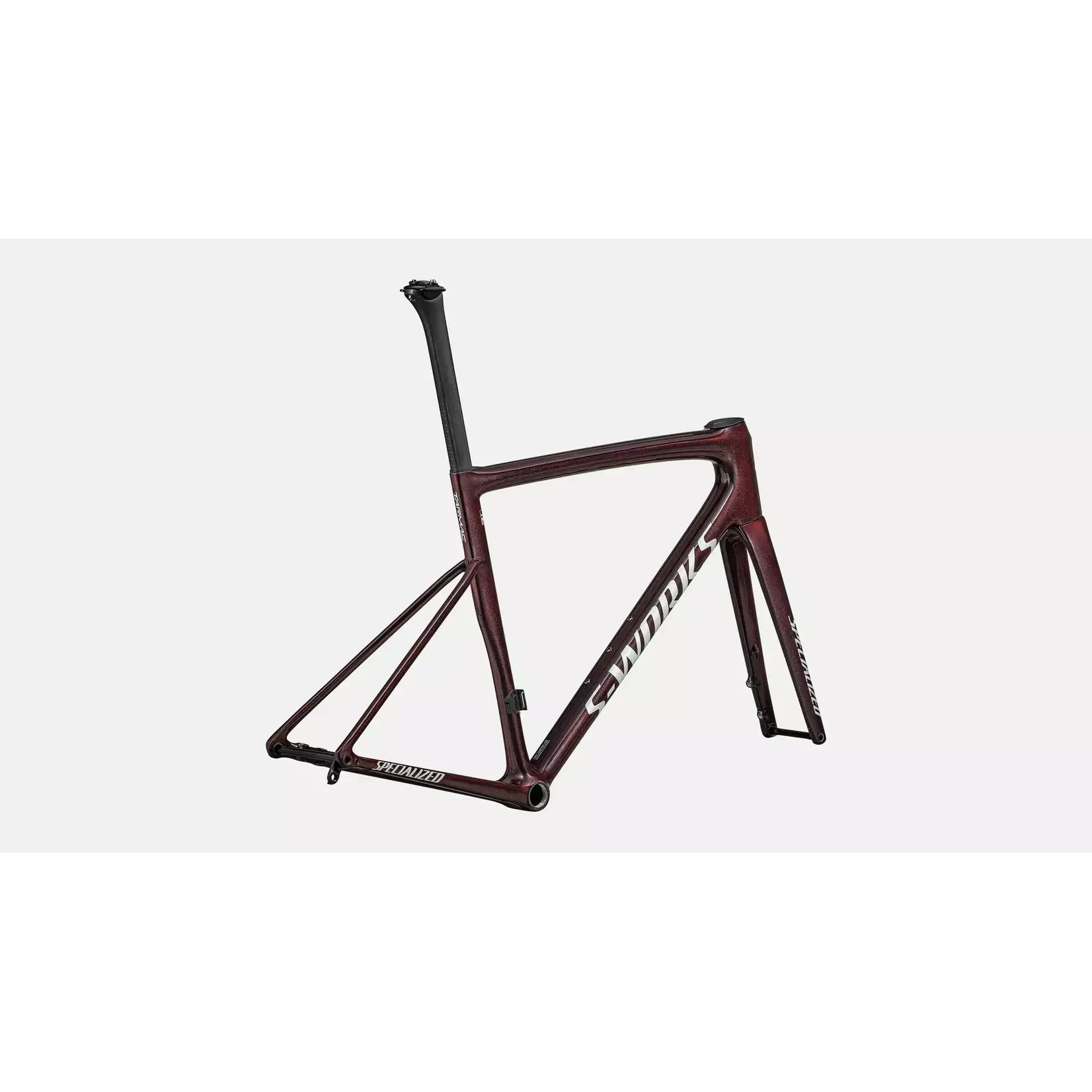 Specialized Tarmac SL8 S-Works Frameset Gloss Solidity / Red To Black Pearl / Metallic White Silver