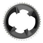 SRAM SRAM, Rival D1 2x 107mm, Chainring, Teeth: 48, Speed: 12, BCD: 107mm, Bolts: 4, Aluminum, Black