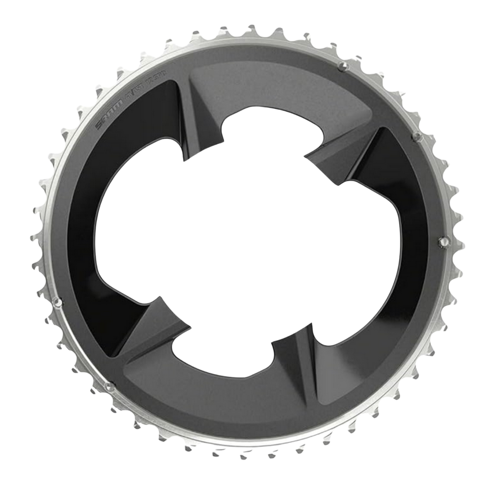SRAM SRAM, Rival D1 2x 107mm, Chainring, Teeth: 48, Speed: 12, BCD: 107mm, Bolts: 4, Aluminum, Black