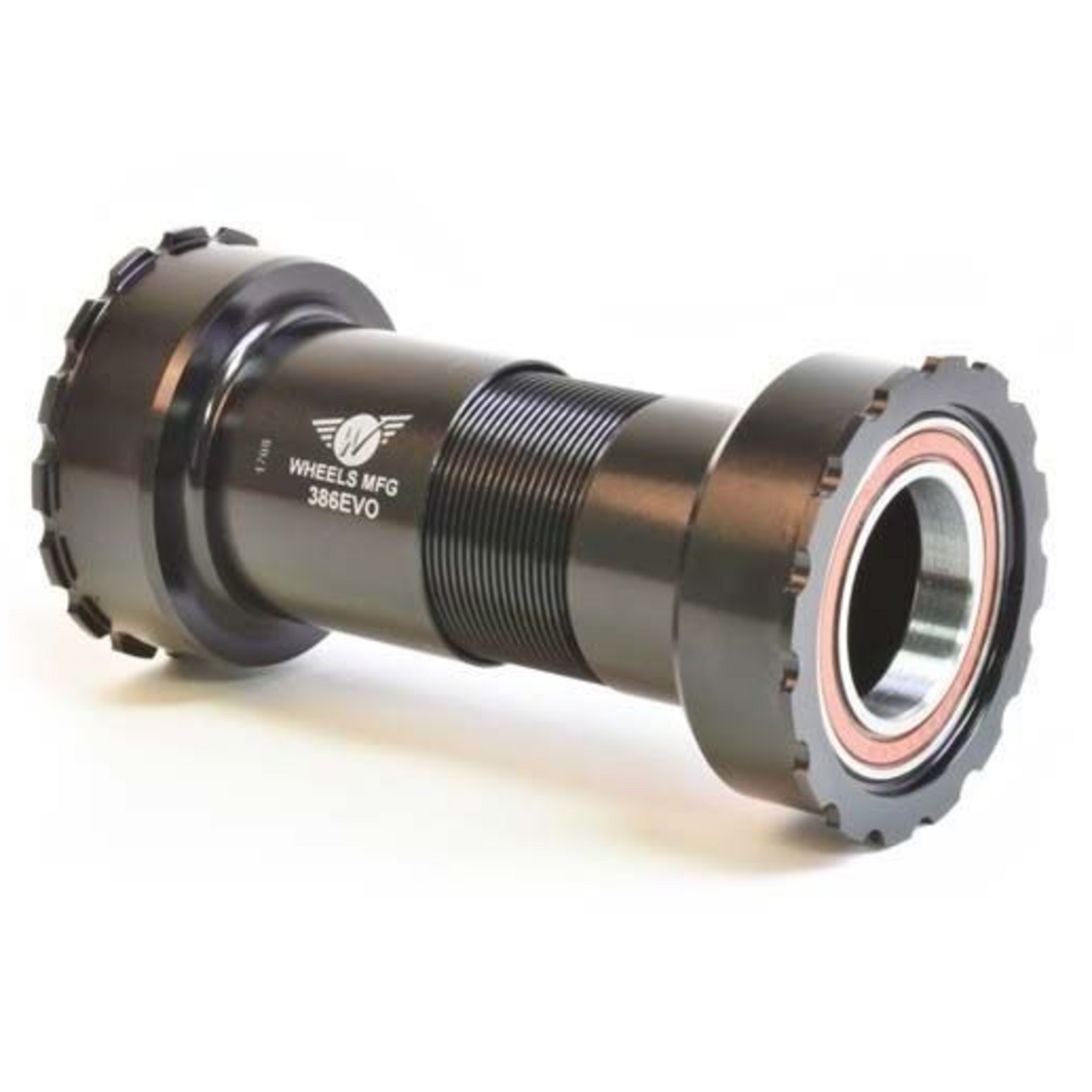 Wheels Manufacturing Wheels Manufacturing, 386EVO to External BB, Press Fit BB, BB386EVO, Spindle: 24mm, Width: 86mm, Diameter: 46mm