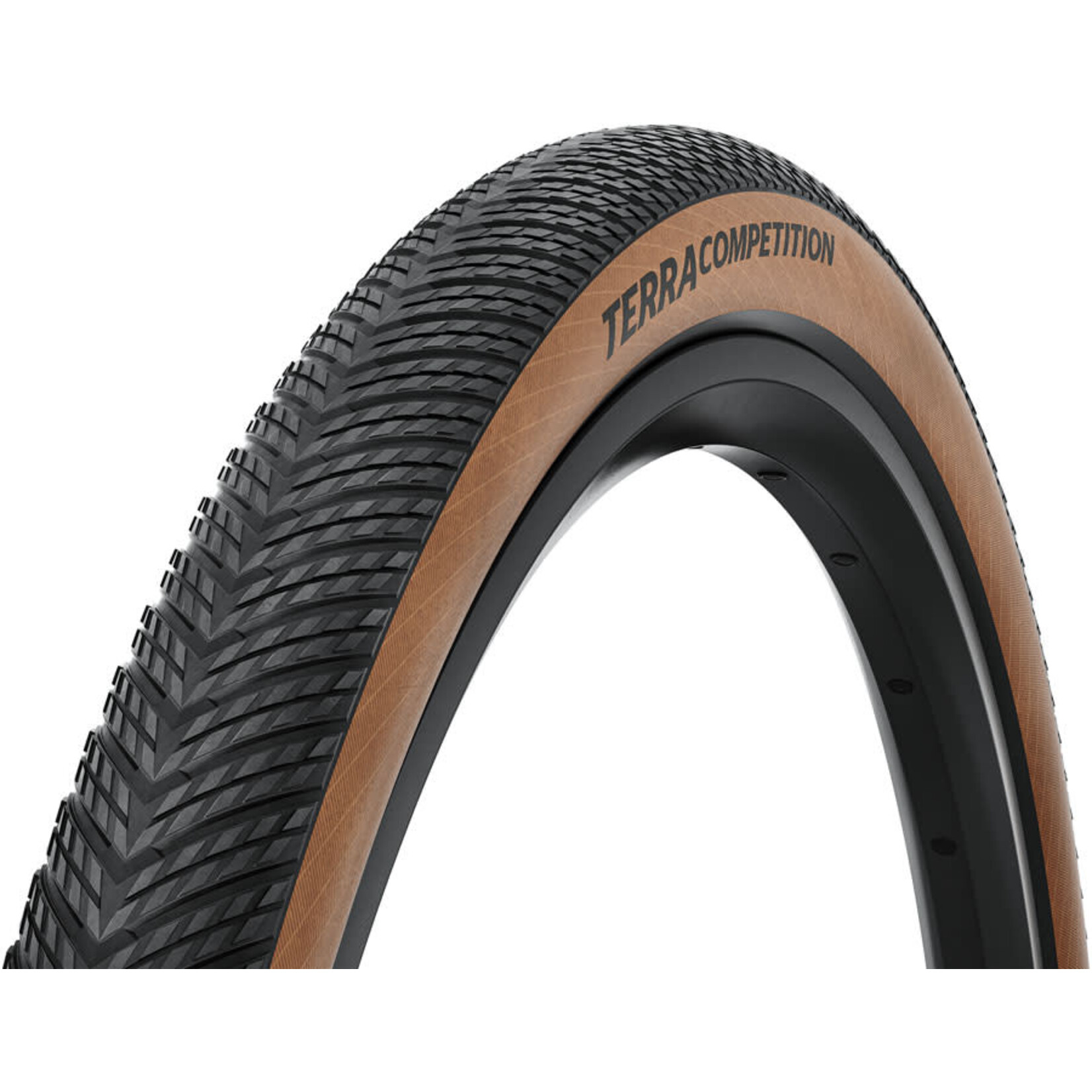 Continental Continental Terra Competition Tire - 700 x 40, Tubeless, Folding, Black/Transparent, Grip, Trail Casing, E25