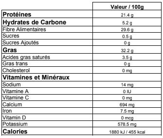 Genesis food Graines de chia noires - Biologique (500gr, 1.3kg)