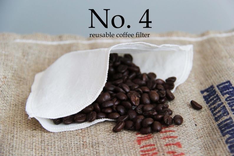 Omaïki Filtre à café biodégradable no.4 (100% coton) - lot de 2