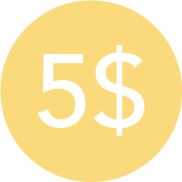 Le dépôt de consigne est 5$