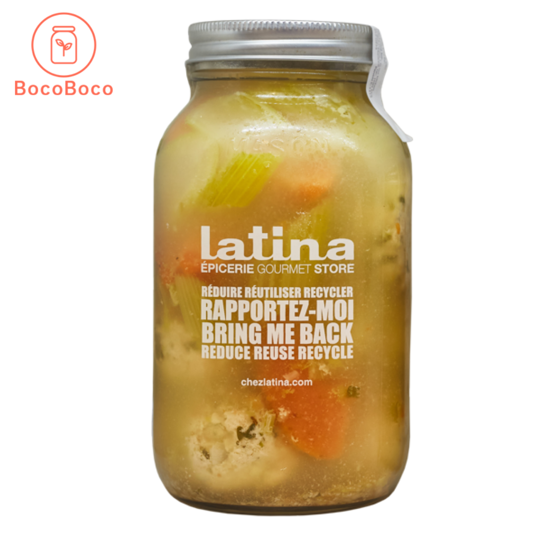 Latina - sauces et soupes prêt-à déguster Soupe Boulettes de poulet (900 ml)