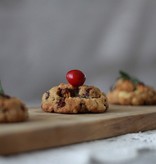 Tout en pot Biscuits canneberges, chocolat blanc et romarin (prêt-à-préparer) - 15 biscuits (1L)