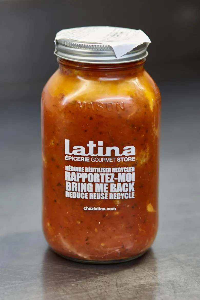 Latina - sauces et soupes prêt-à déguster Boulettes de porc aux cèpes, sauce tomate, basilic (900 ml)