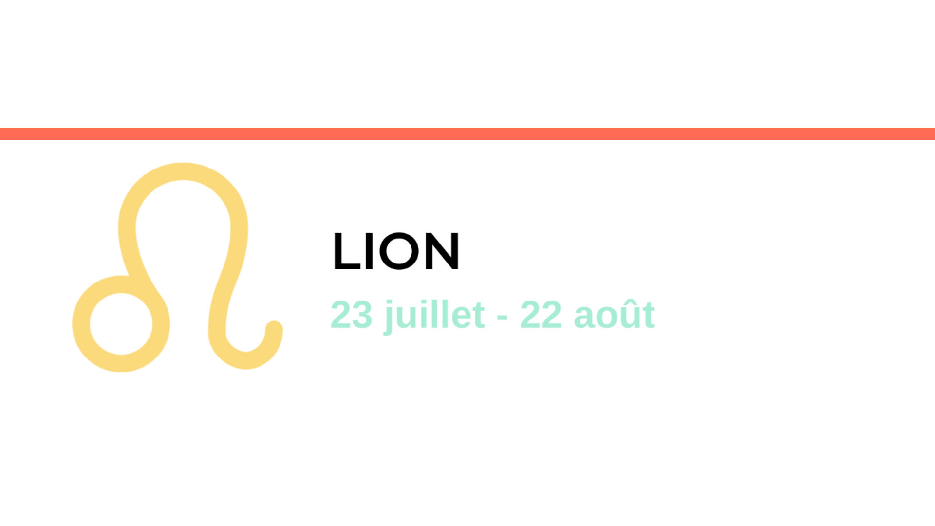 Boco'scope : L'horoscope zéro déchet du Lion (23 juillet - 22 août)