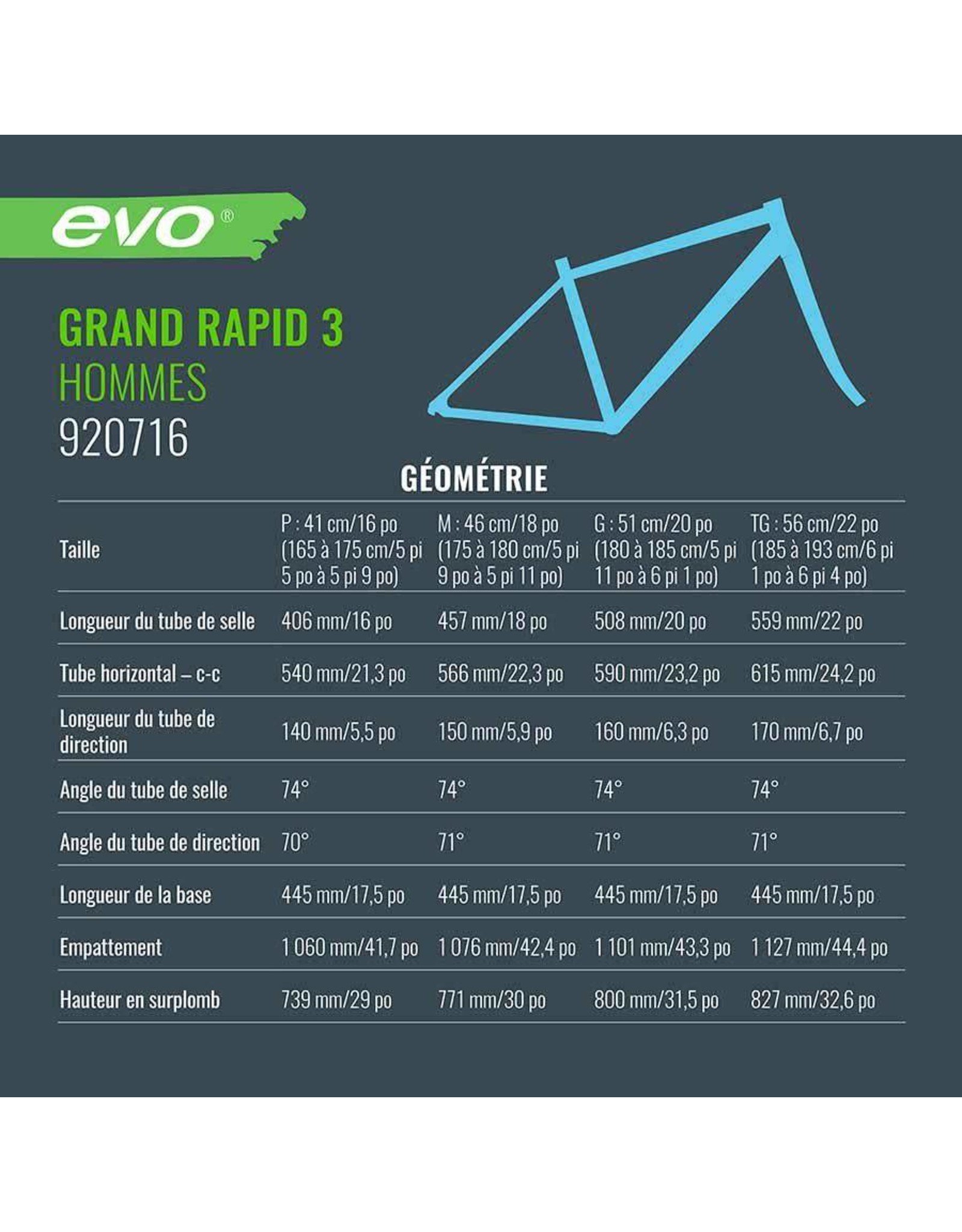 EVO Hybrid Bike - EVO Grand Rapid 3 
