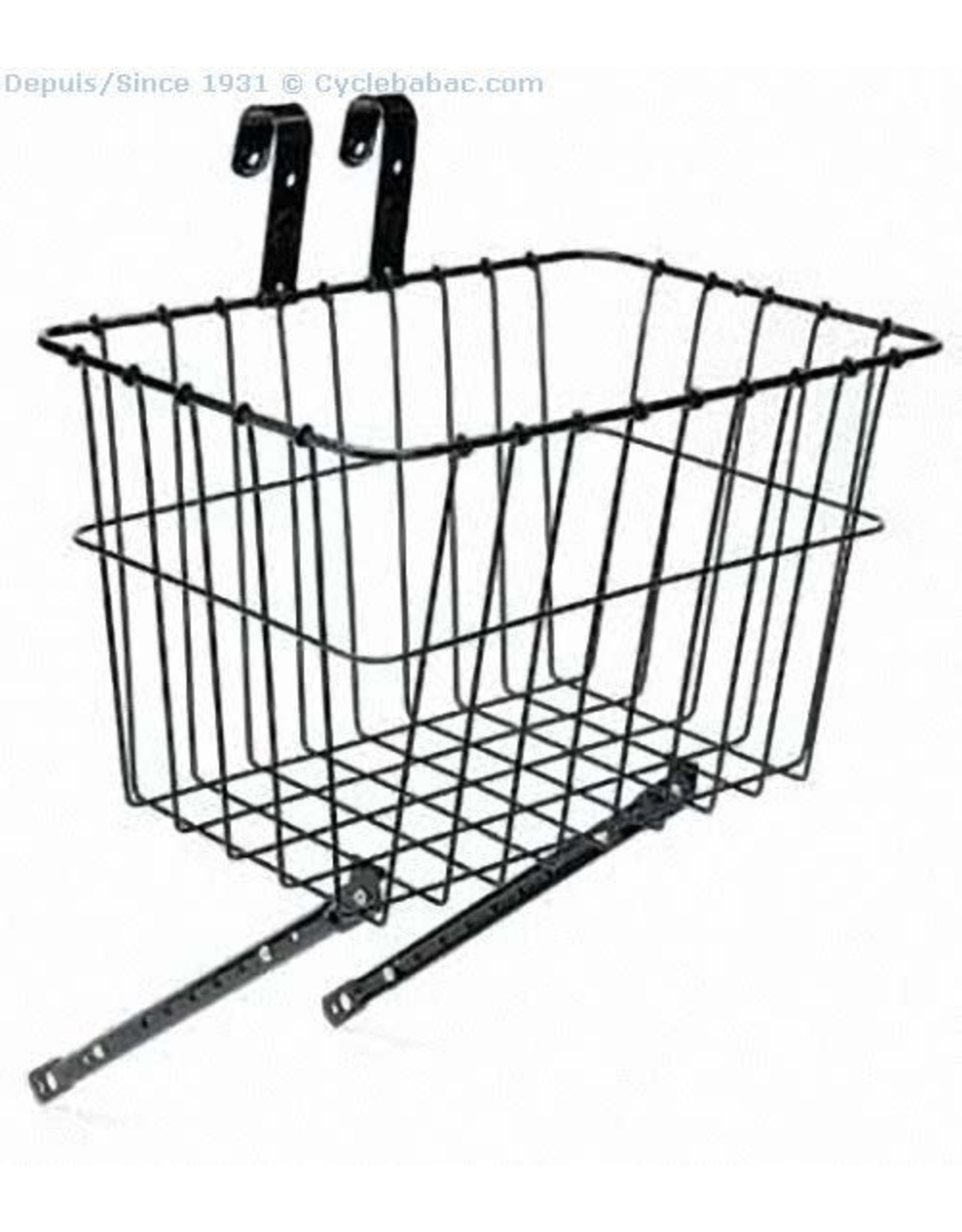 WALD Panier Avant Noir #198GB Support ajustables