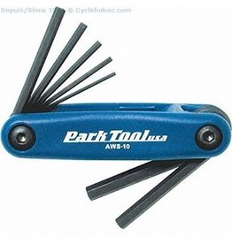 Park tool Allen keys 1.5 to 6mm AWS-10C