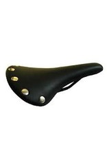 Bike Attitude Rivet Road Leather Saddle