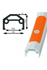 Damco Roue AR Hybride 700 ALU Cassette 8VIT QR