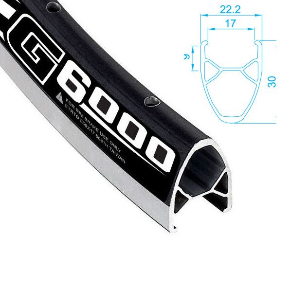 ALEXRIMS ALEX RIM G6000 front wheel - Vélo urbain Inc