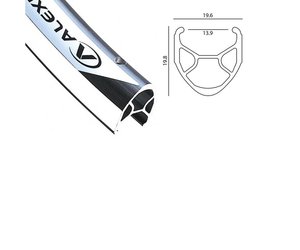 ALEXRIMS R-450 FW AR wheel SILVER Vélo urbain Inc