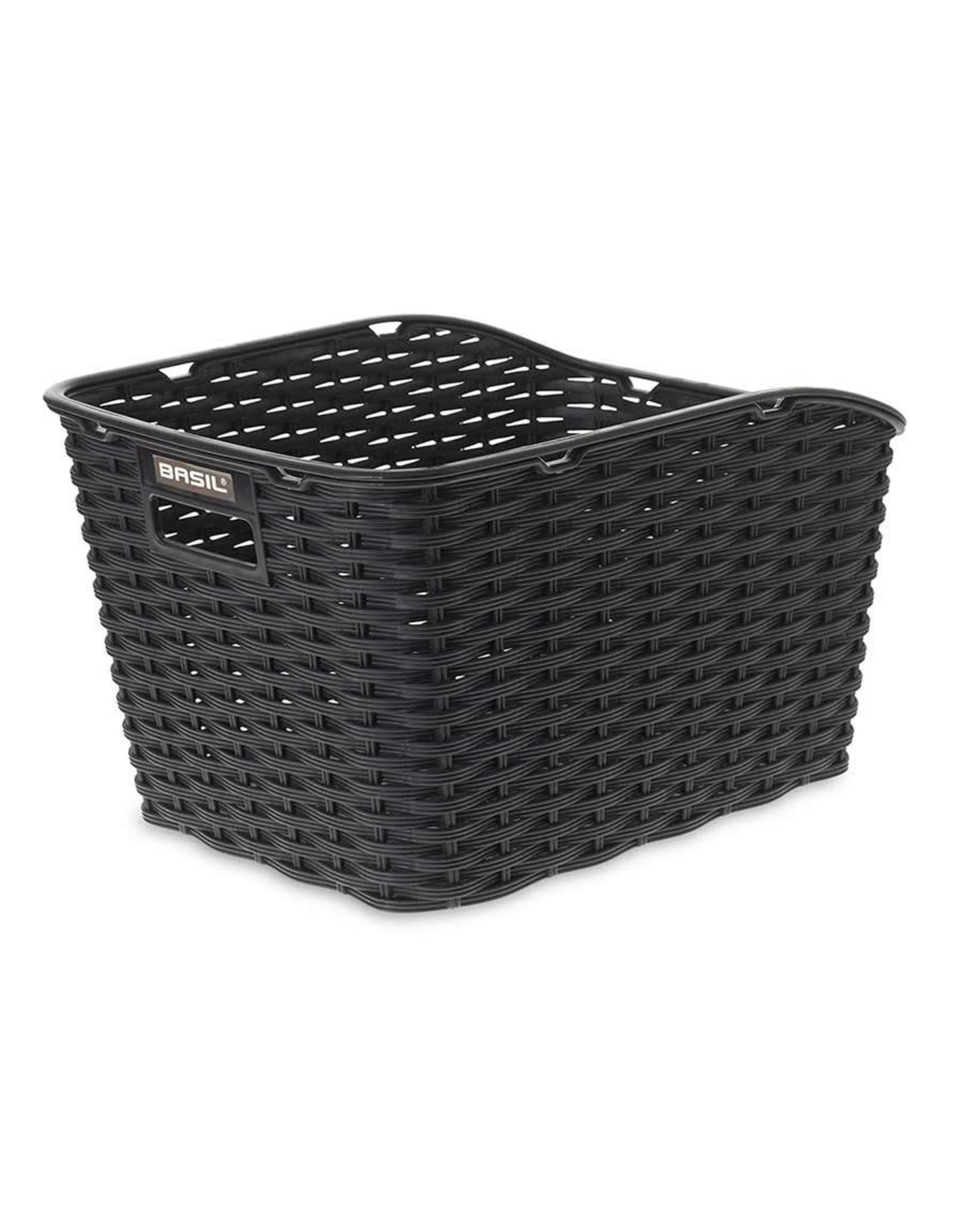 Basil Weave WP, Rear basket, Black