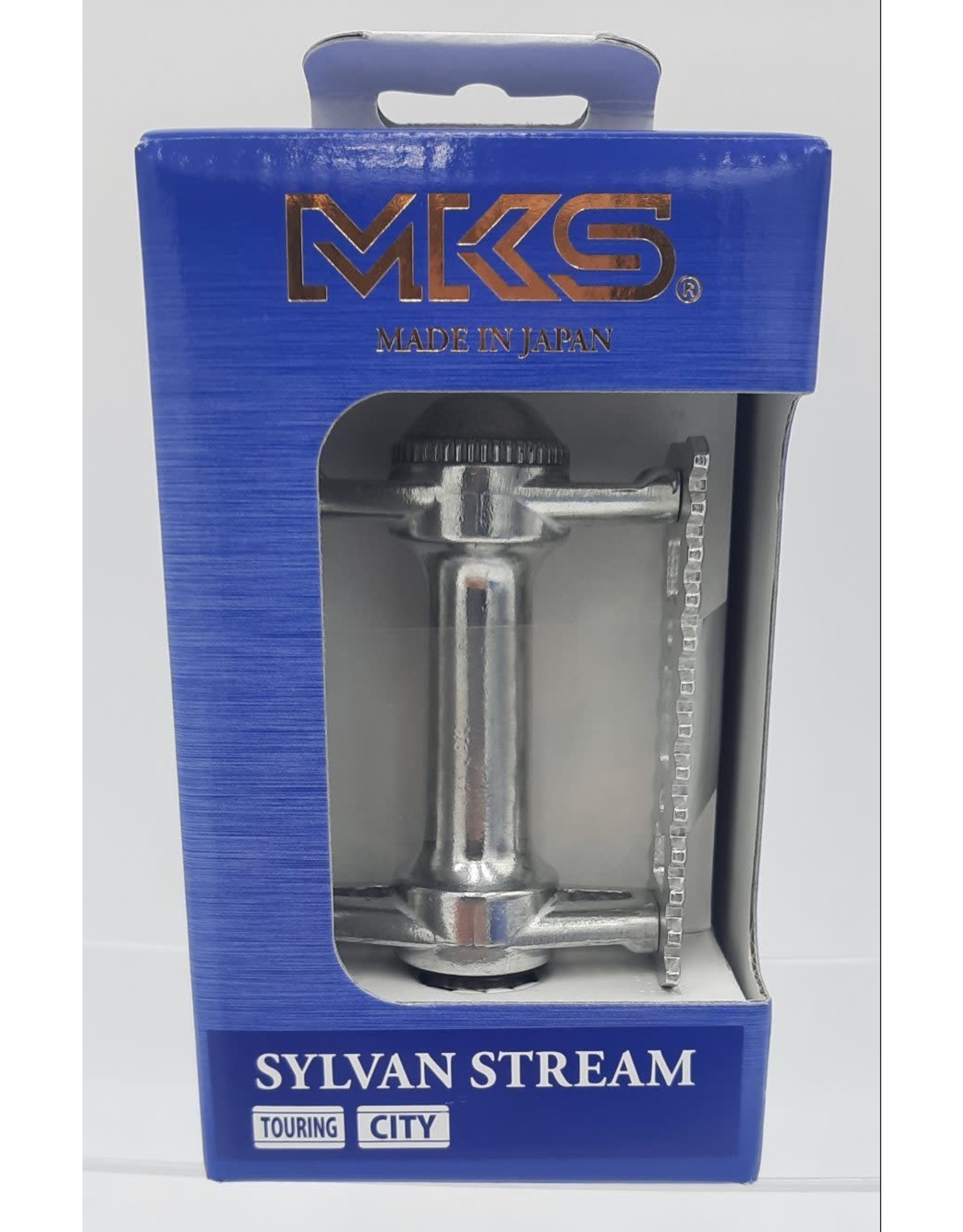 MKS Pédales Sylvan 9/16 Stream argent alliage