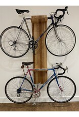 La Hutte Eco Ebénisterie Wall rack for 2 bicycles in Cherry wood