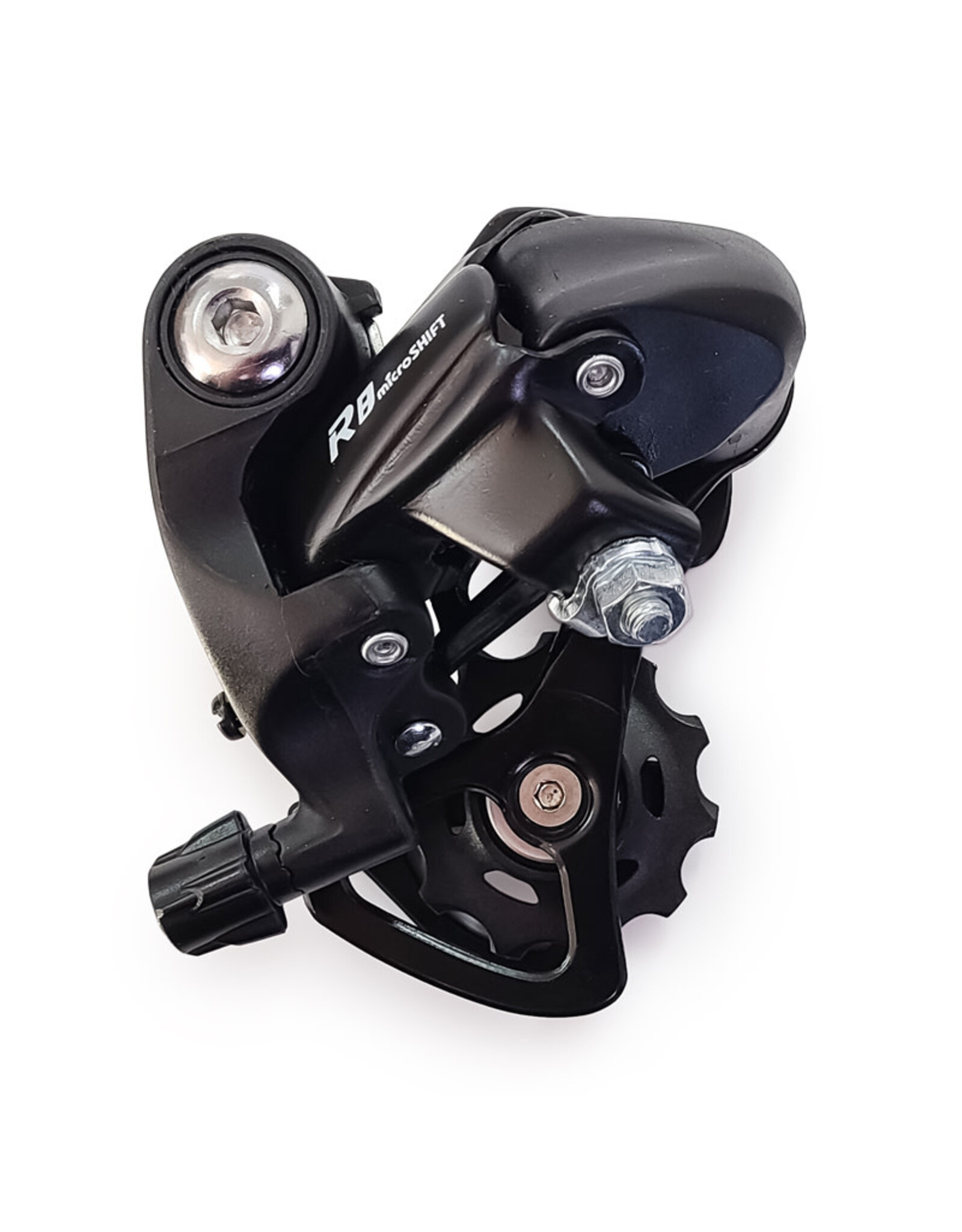 Dérailleur Arrière MicroSHIFT M21 - Compatible 6 Et 7 Vitesses Shimano - Cage Longue, Couleur Noir - Pour VTT Et Trekking