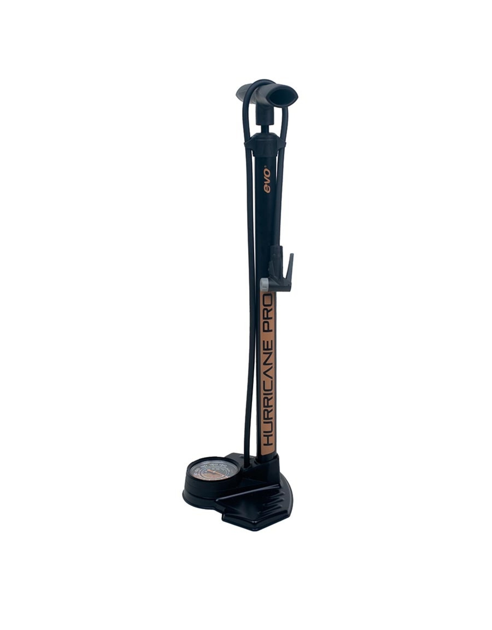 EVO Hurricane Pro, Floor Pump, SmartHead, 160psi, Black/Gold