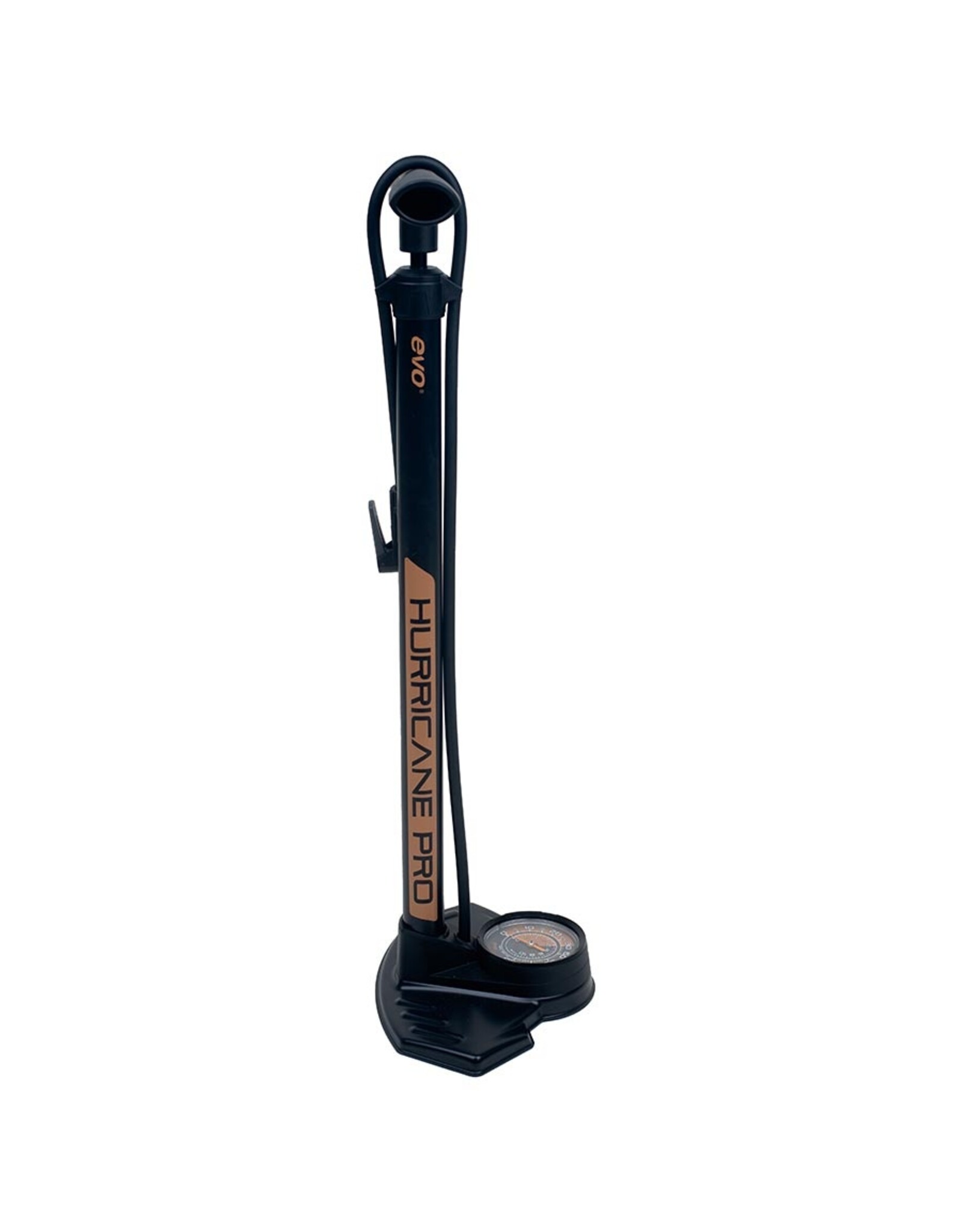 EVO Hurricane Pro, Floor Pump, SmartHead, 160psi, Black/Gold