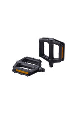 BBB Cycling Pédales plateformes, Corps: Nylon, Axe: Cr-Mo, 9/16'', Noir