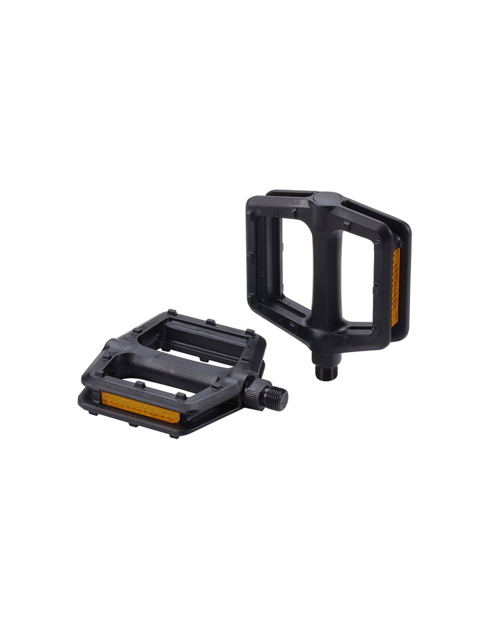 BBB Cycling Pédales plateformes, Corps: Nylon, Axe: Cr-Mo, 9/16'', Noir