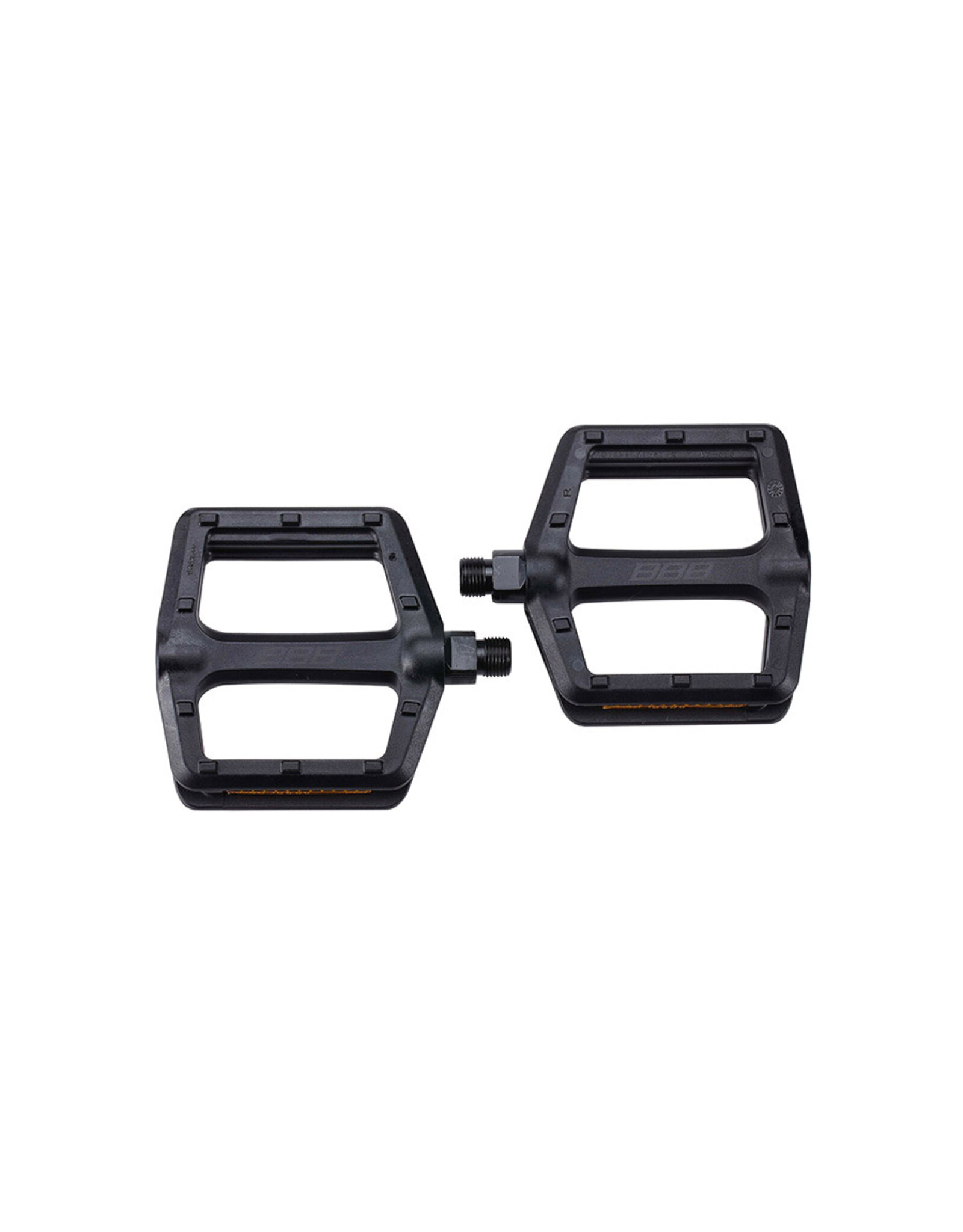 BBB Cycling Pédales plateformes, Corps: Nylon, Axe: Cr-Mo, 9/16'', Noir