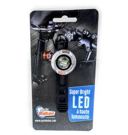 Babac Front with white led in silver alloy case