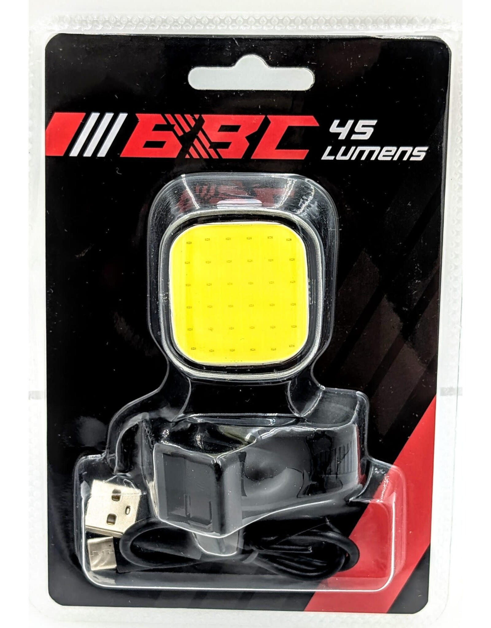 BBB Cycling Lumière avant blanc avec 36 iodes rechargeables par USB