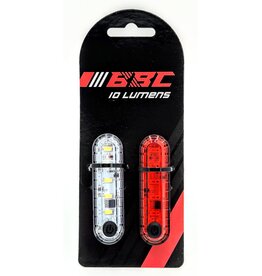 BBB Cycling Lumière blanc avant et arrière avec 5 DEL rechargeables par USB