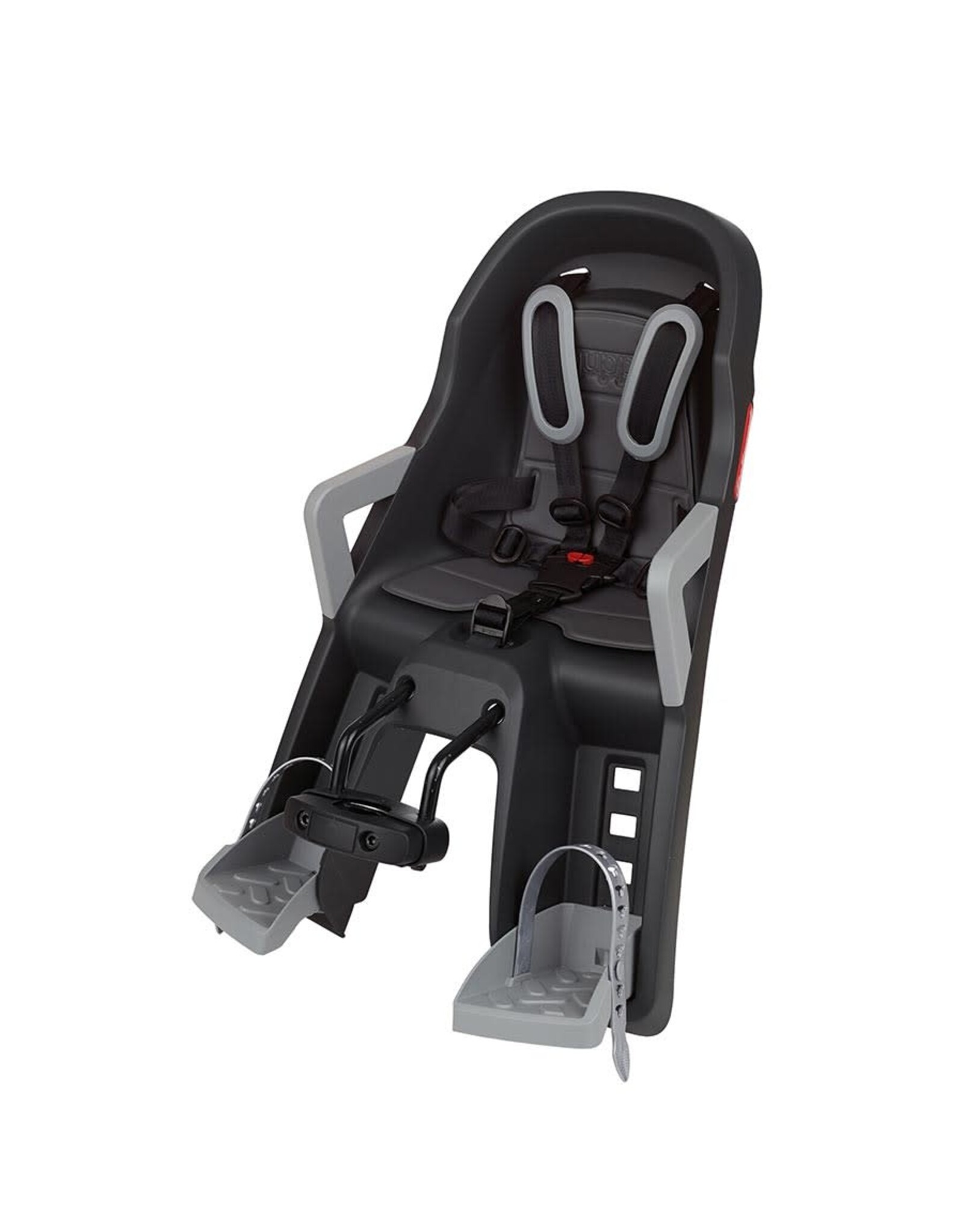 Polisport Polisport, Guppy Mini +, Baby Seat, Stem/Steerer mount, Dark grey/Silver, Grey