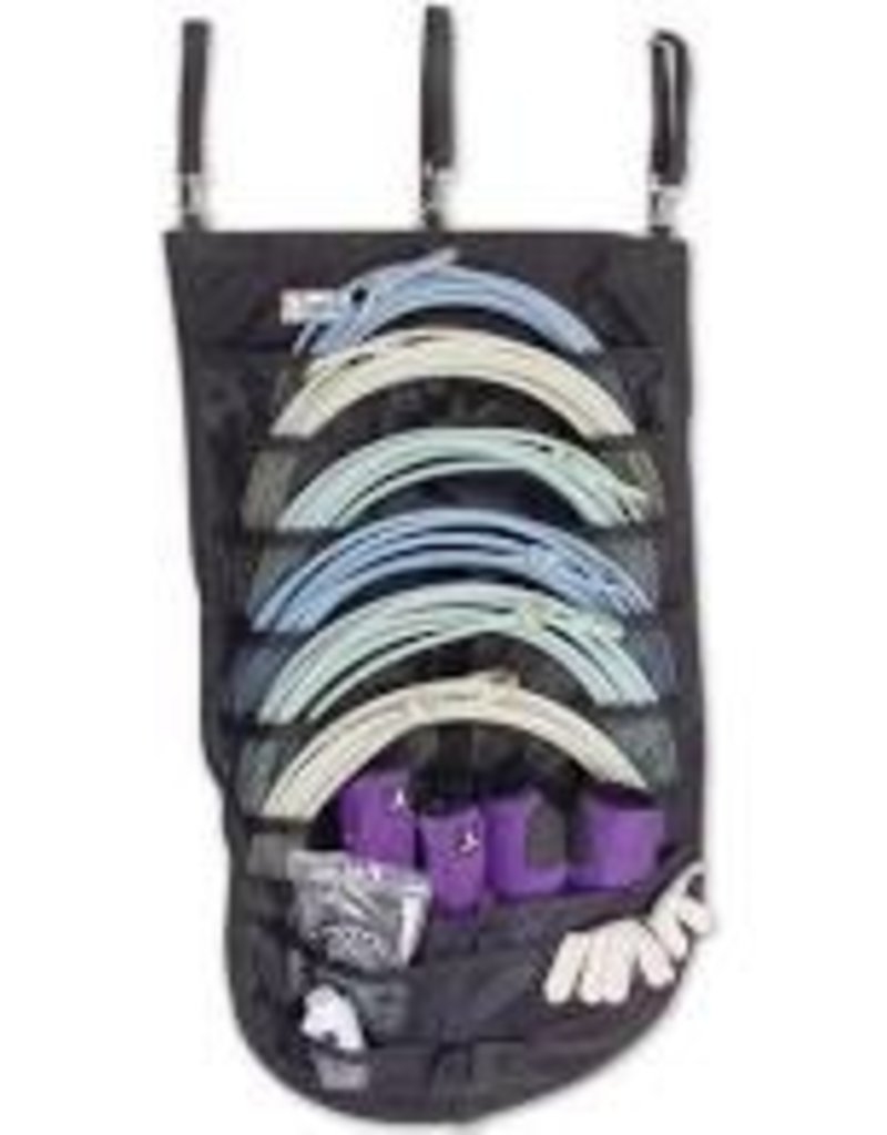 Classic Equine Hanging Rope Organizer Black