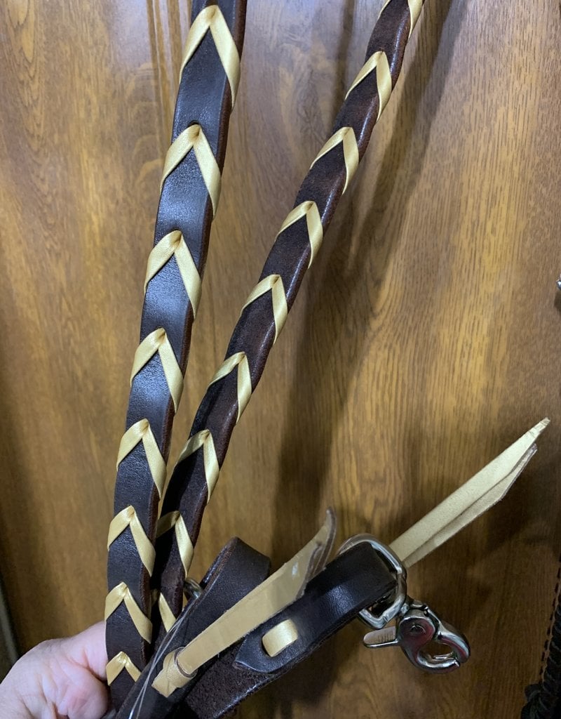 Rafter T Ranch Company Harness Leather Barrel Reins