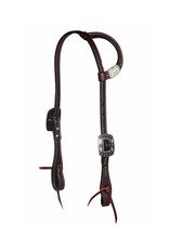 Professional's Choice Black Rawhide Dotted One-Ear Headstalls