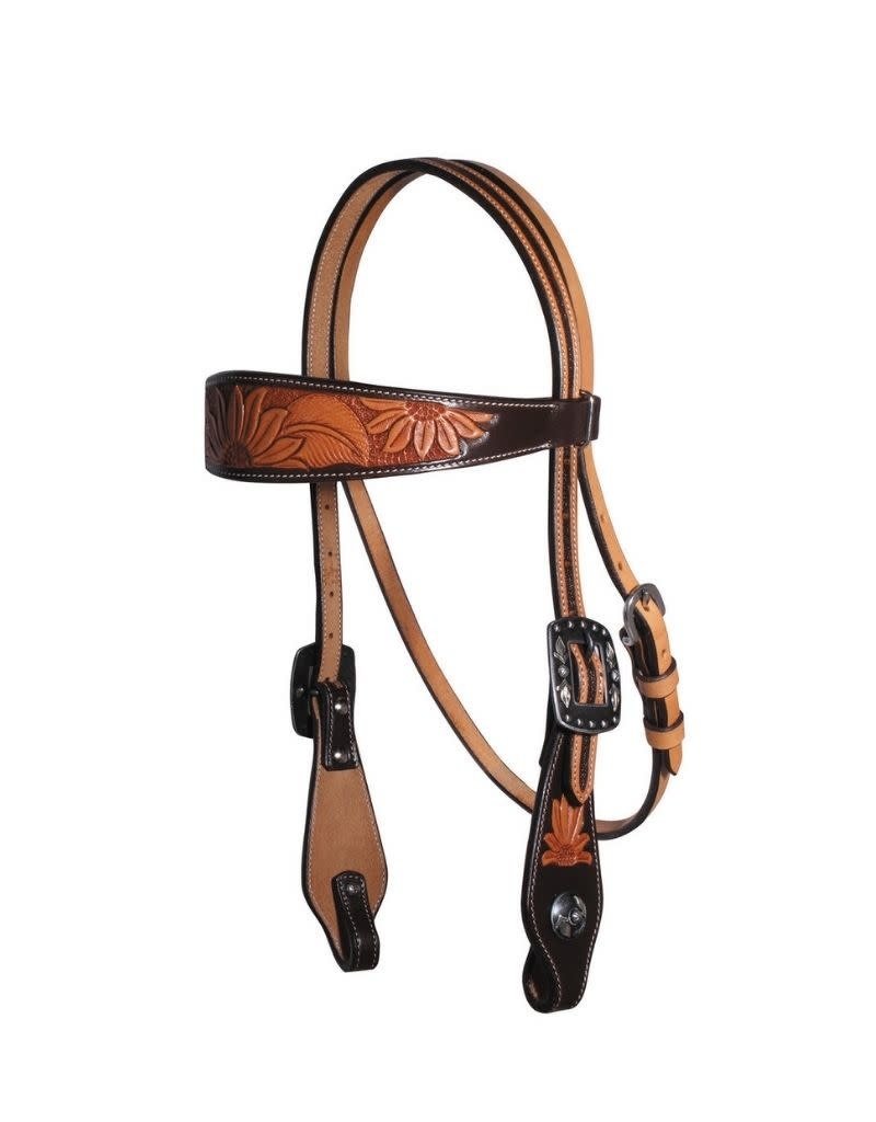 Professional's Choice Headstall Browband Sunflower