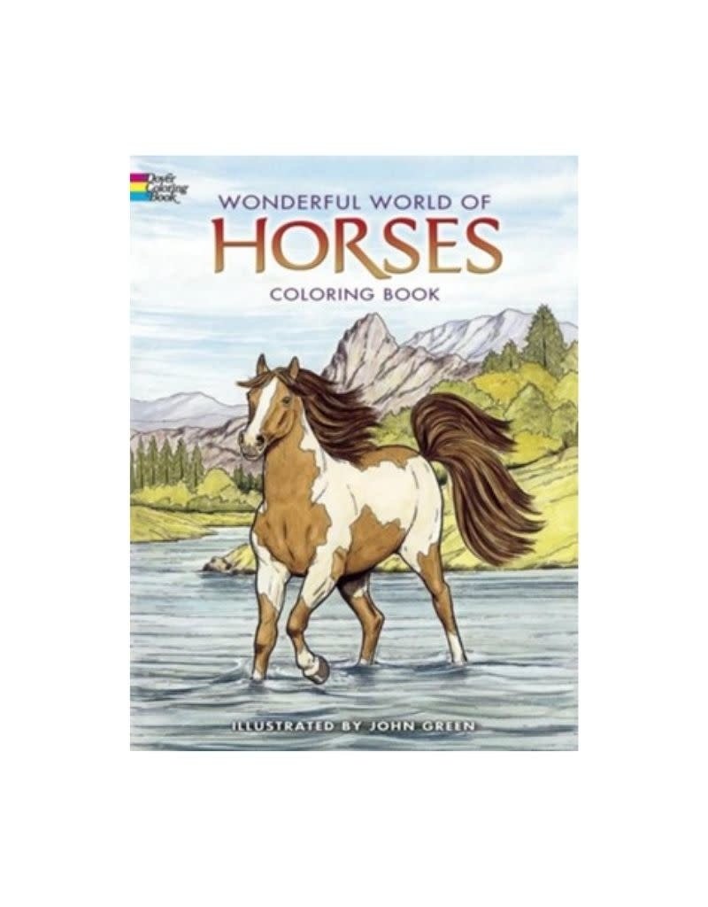 Amazon Wonderful World of Horses Coloring Book
