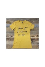 Go Rope Vintage Gold Cotton T-Shirt