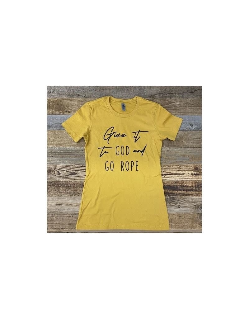 Go Rope Vintage Gold Cotton T-Shirt