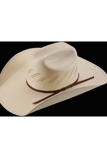 American Hat Company 7900 Rancher Straw Hat w/ChocolateTrim