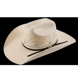 American Hat Company 8200 Rancher Straw Hat w/Blk Trim