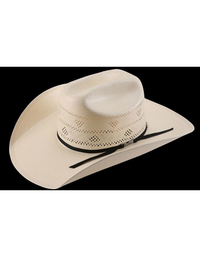 American Hat Company 8200 Rancher Straw Hat w/Blk Trim